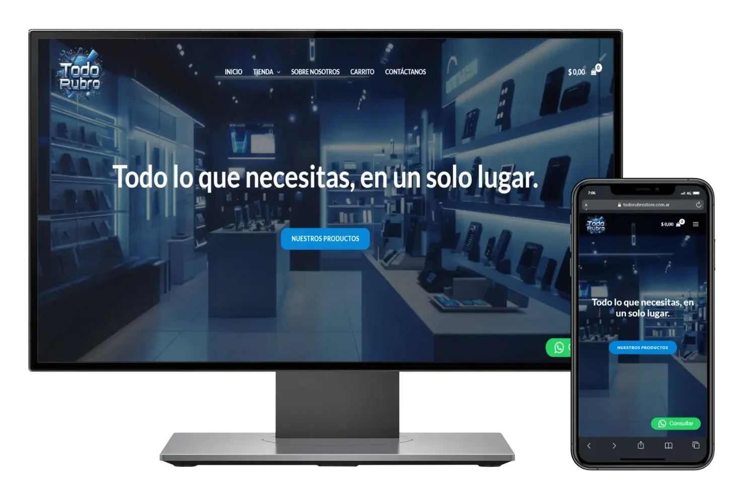 Sitio web simple
