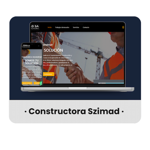 Diseño web - Constructora Szimad